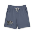 Cream Fleece Sweat Shorts with 'Blowout' Graffiti Logo — Lightweight Casual Lounge Shorts