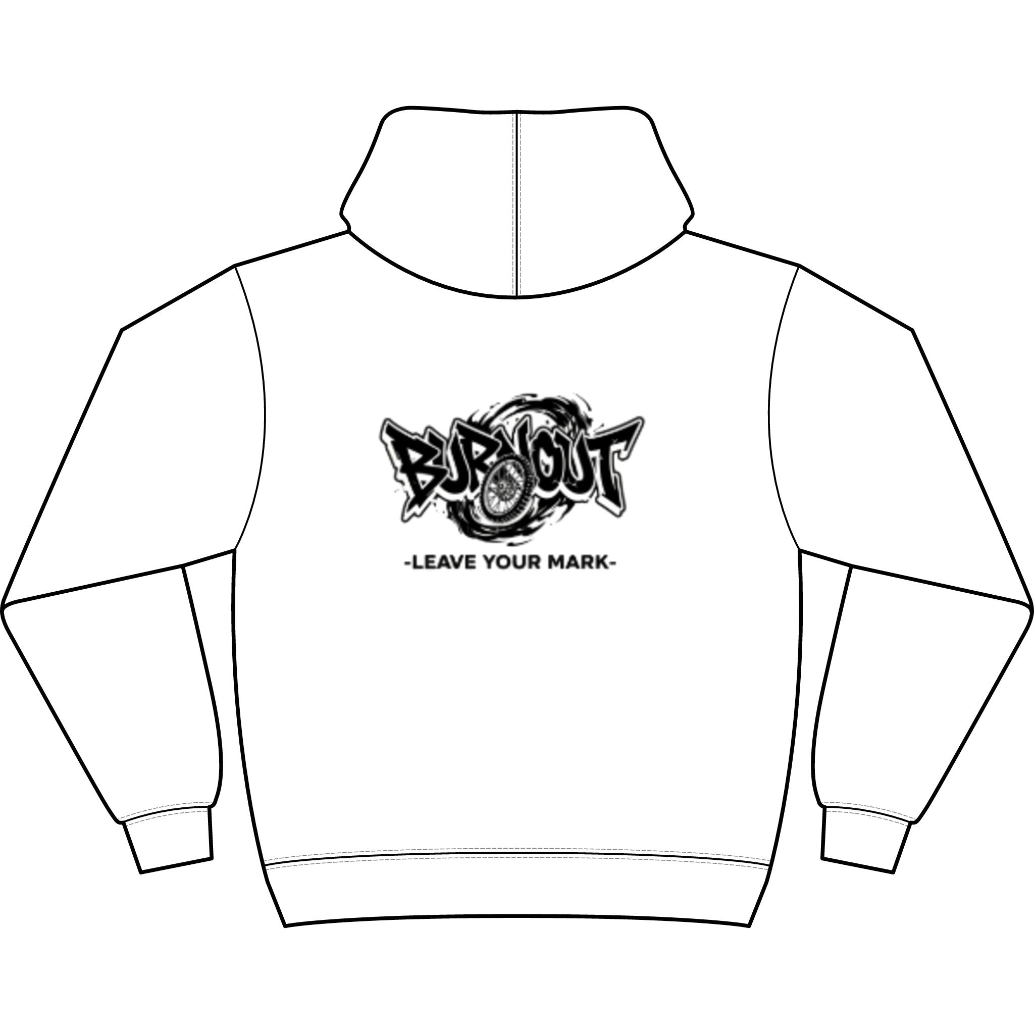 Burnout Graphic Hoodie — Men’s Boxy Streetwear Pullover