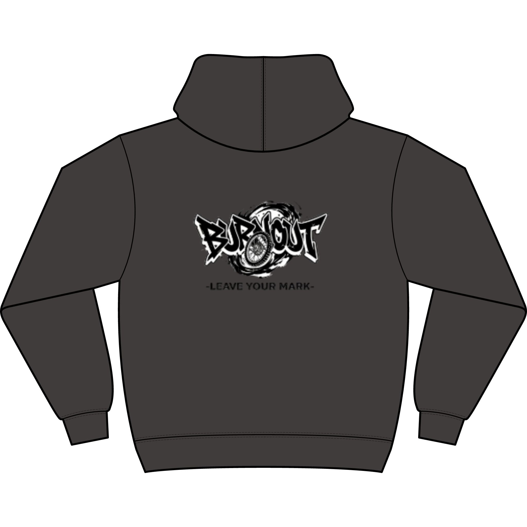 Burnout Graphic Hoodie — Men’s Boxy Streetwear Pullover