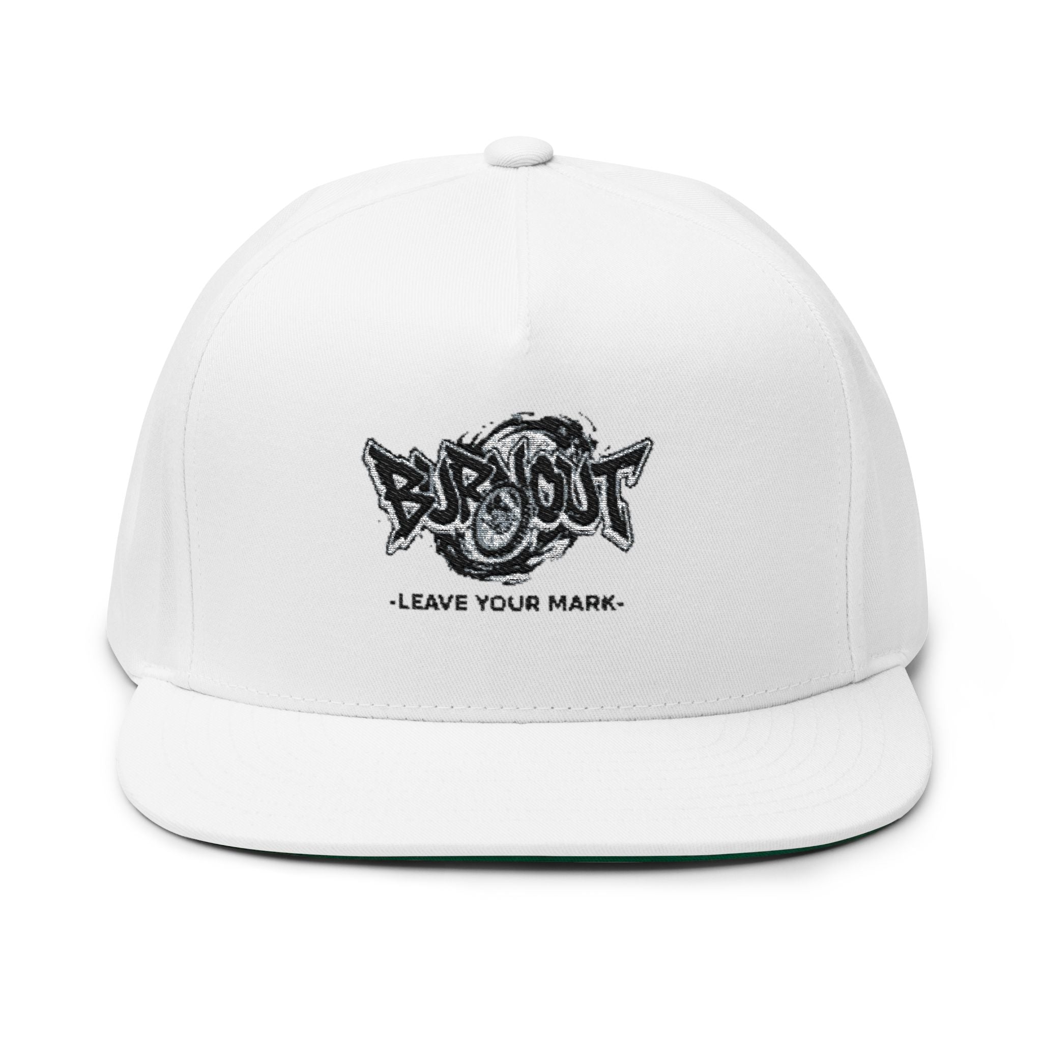 Leave Your Mark Embroidered Flat Bill Cap