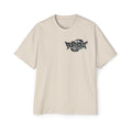 Graffiti 'Bus Out' Chest Logo Tee — Men's Oversized Streetwear