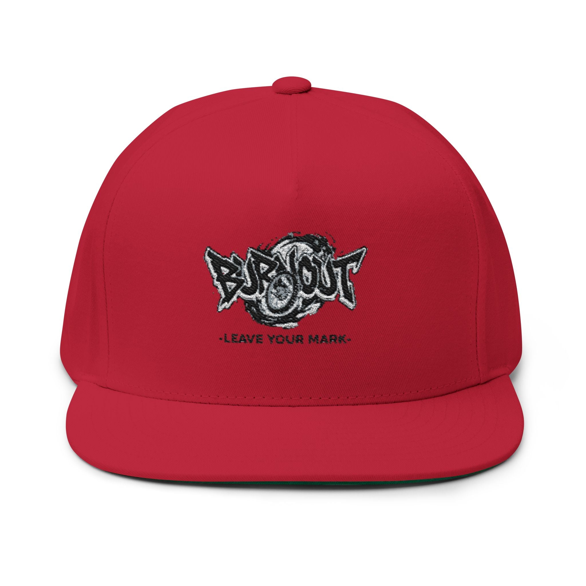 Leave Your Mark Embroidered Flat Bill Cap