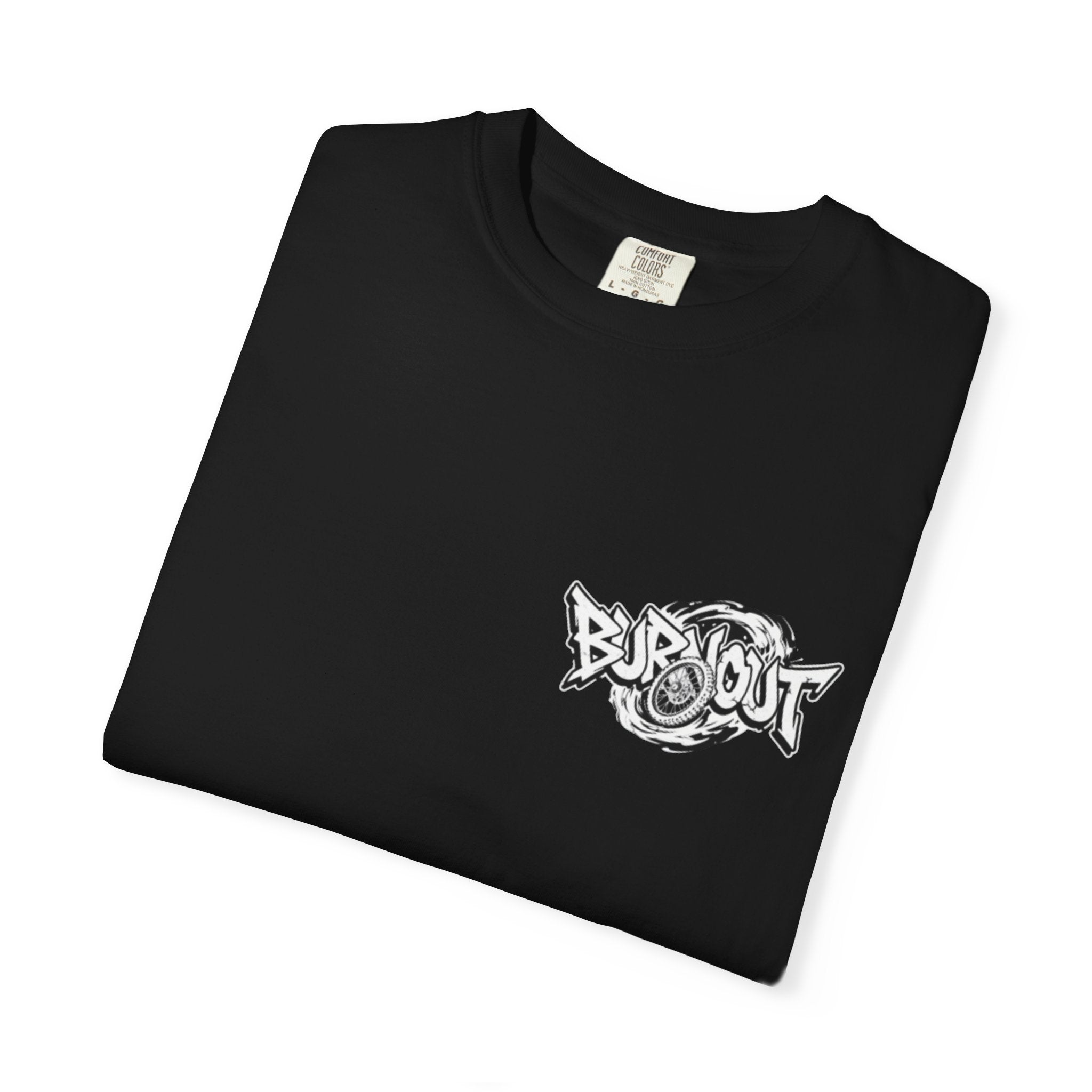 Burnout Graphic T‑Shirt black
