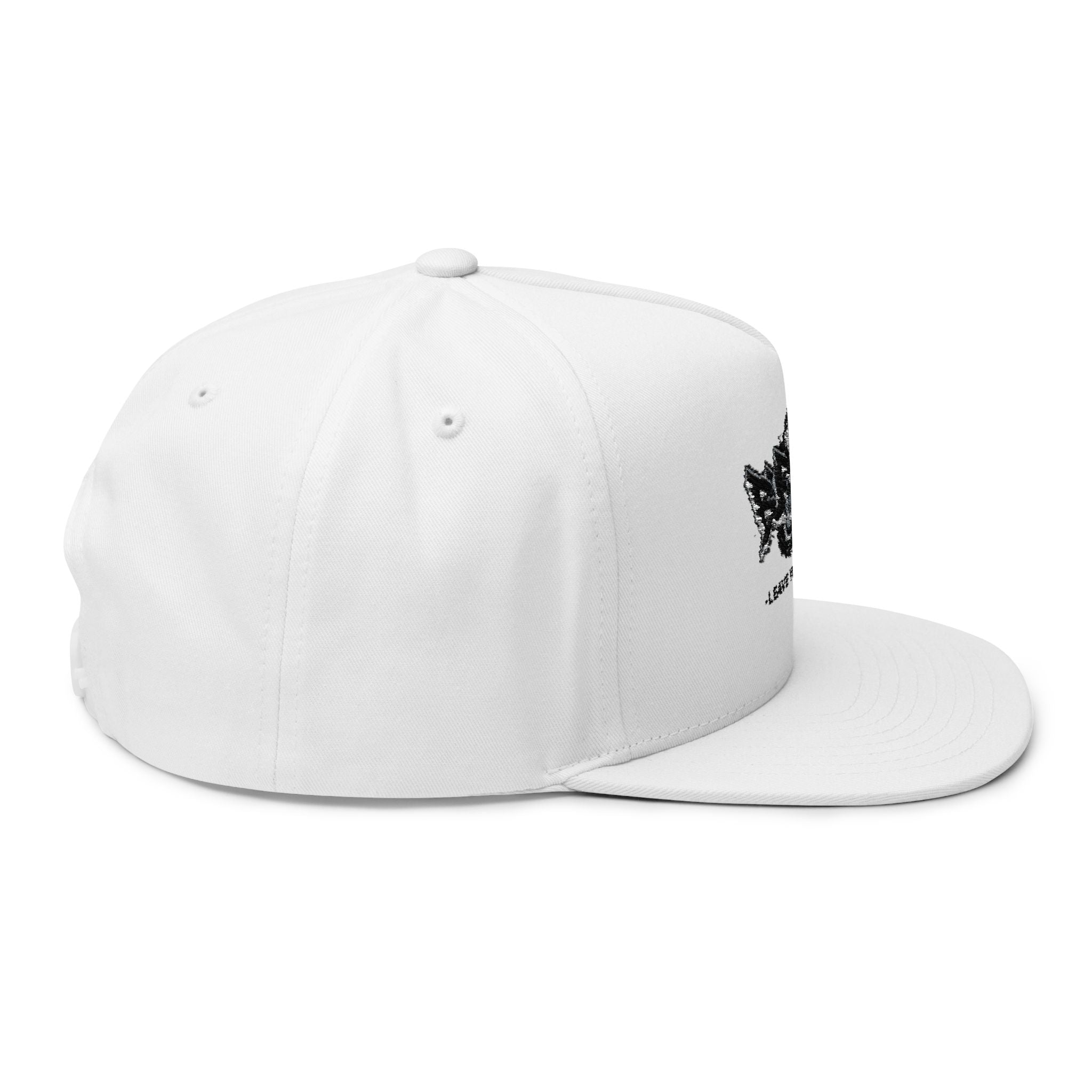 Leave Your Mark Embroidered Flat Bill Cap