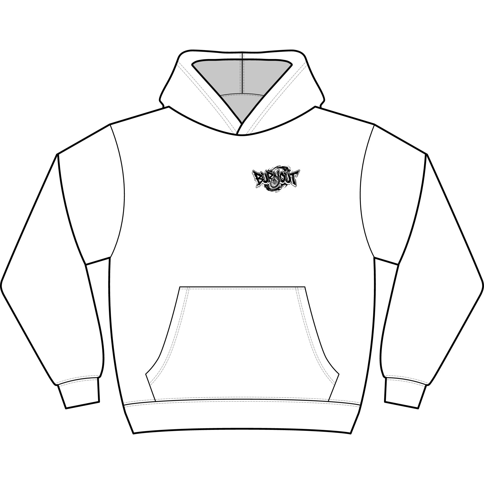 Burnout Graphic Hoodie — Men’s Boxy Streetwear Pullover